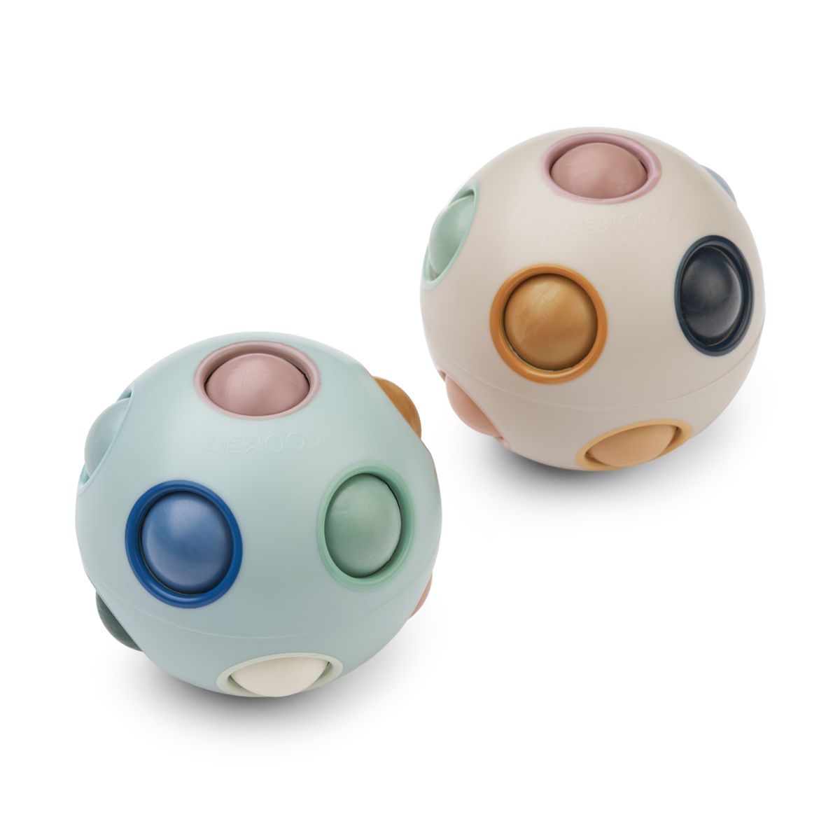 LIEWOOD SOLENE puslespilsbold - Ice blue multi mix - Motorisk
