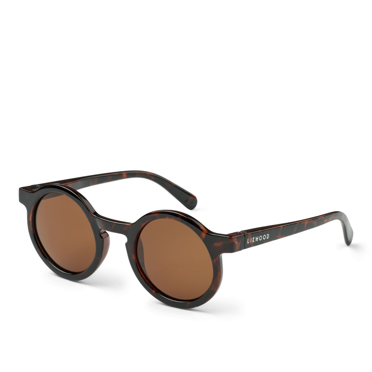 LIEWOOD Darla Junior Solbriller 4-10 År - Dark Tortoise / Shiny - Solbriller
