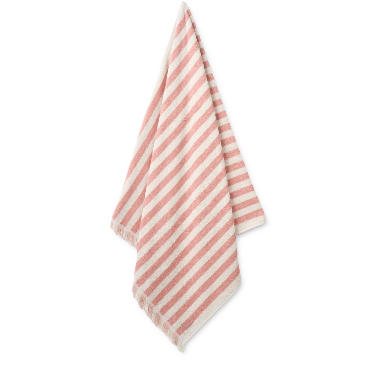 LIEWOOD SUMMER Badehåndklæde - Coral blush / creme de la creme stripe - Håndklæder / Vaskeklude