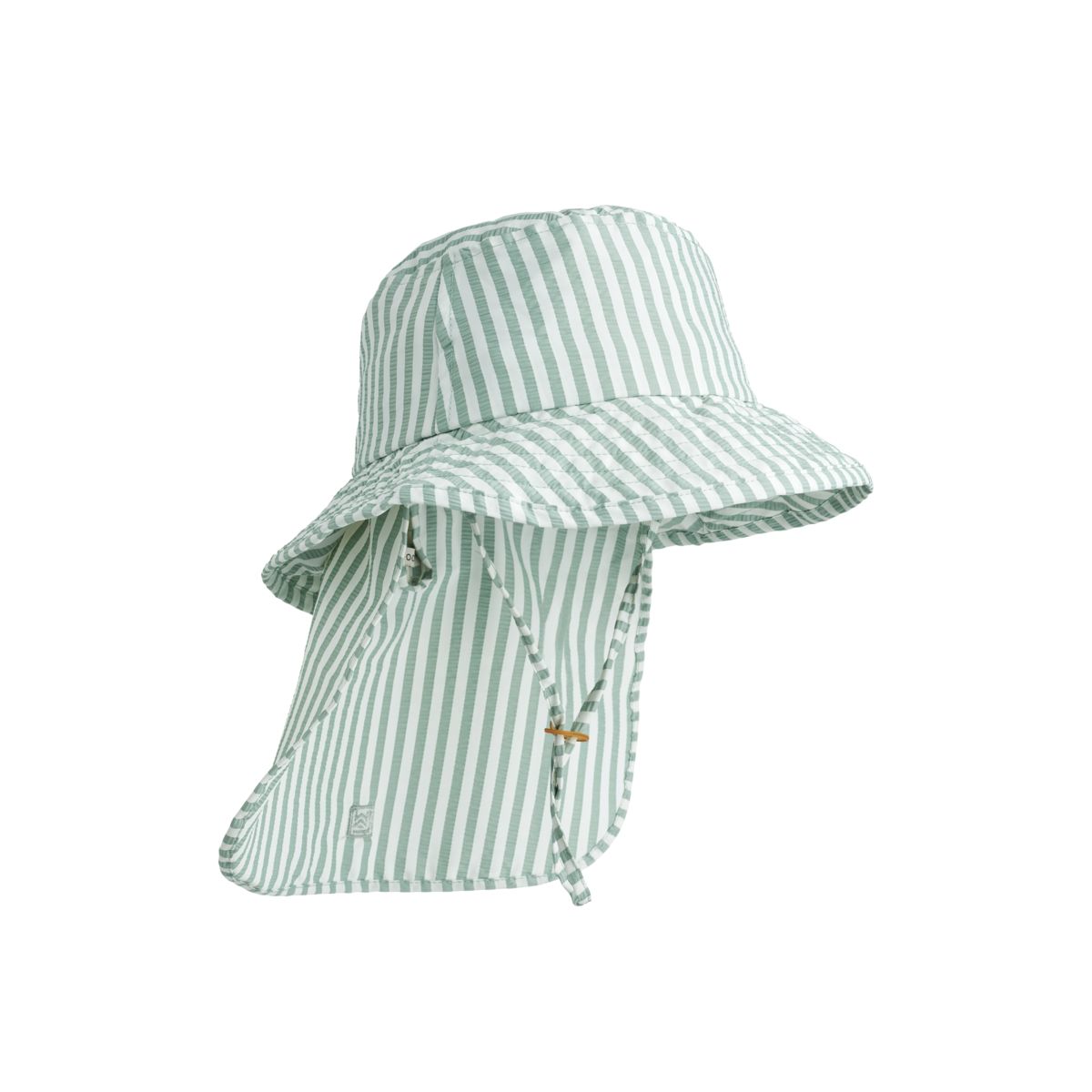 LIEWOOD Damona Stribet Badehat - Stripe Peppermint / Crisp white - BADEHÆTTE