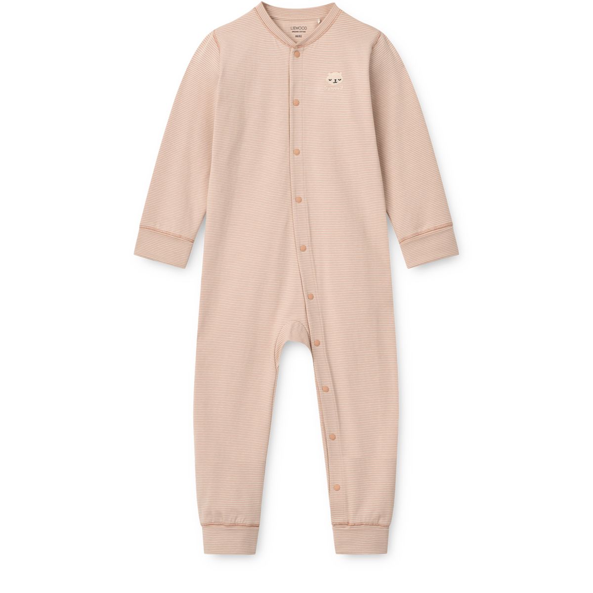 LIEWOOD BIRK grow stribet pyjamas heldragt - Y/D Sandy / Pale tuscany stripe - Pyjamas Jumpsuits
