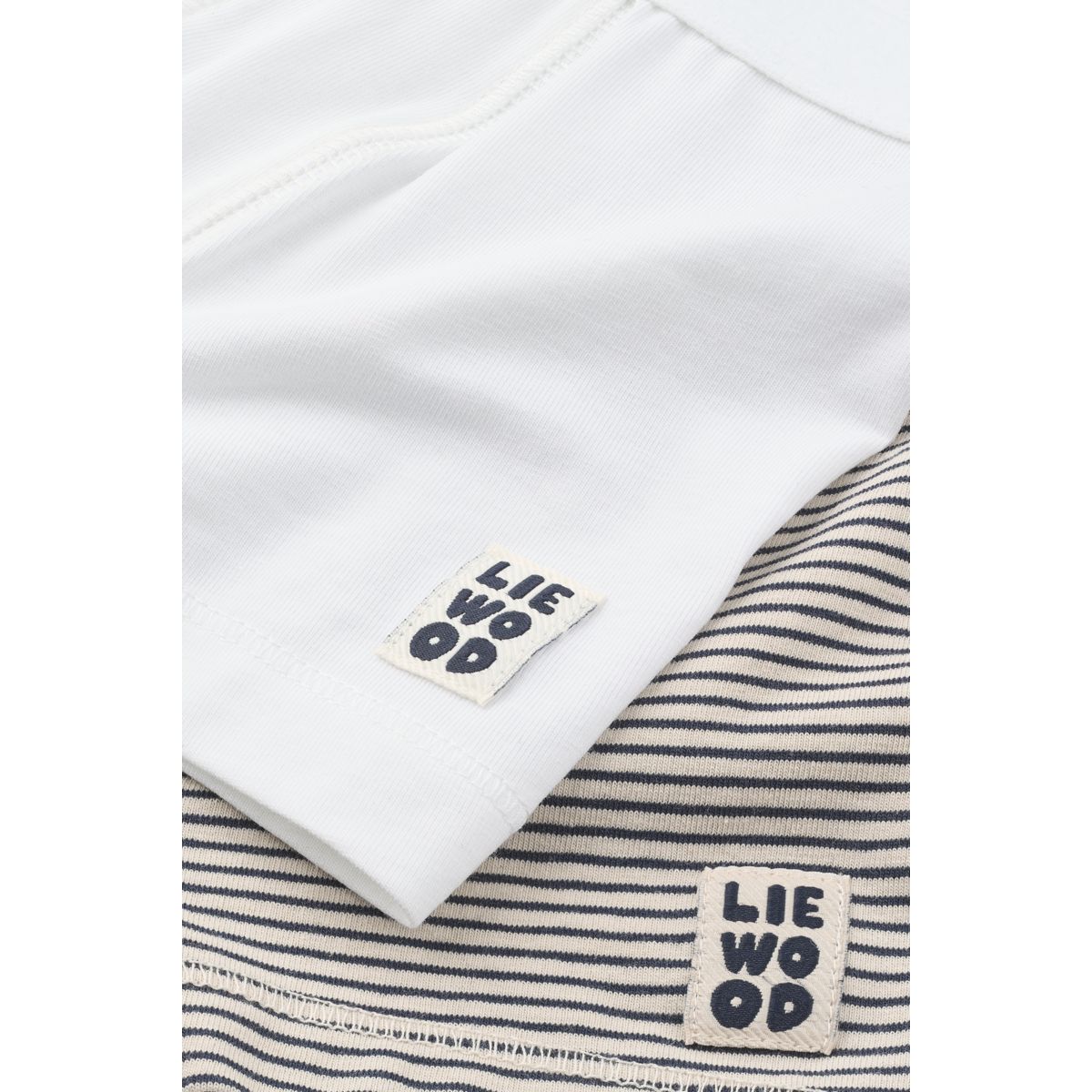 LIEWOOD MARVIN boxershorts 2-pak - Stripe /Crisp white mix - Boxershorts