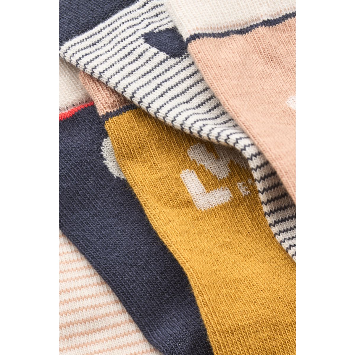 LIEWOOD SILAS strømper 5-pak - Pale tuscany mix - Sokker/Strømpebukser