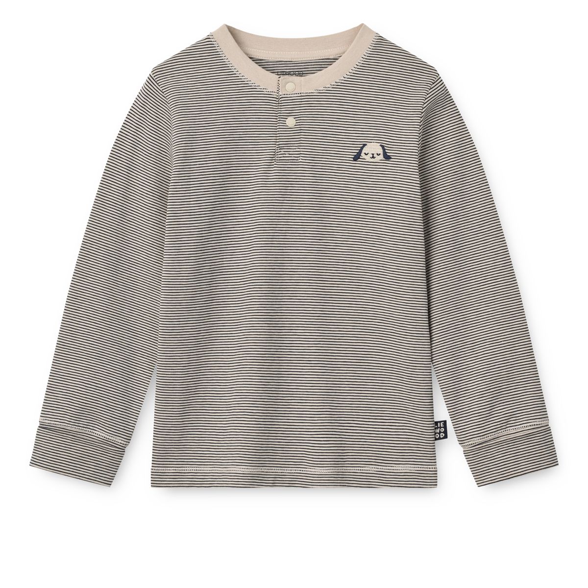 LIEWOOD WILHELM grow pyjamas med striber - Y/D Sandy / Classic navy stripe - Pyjamassæt