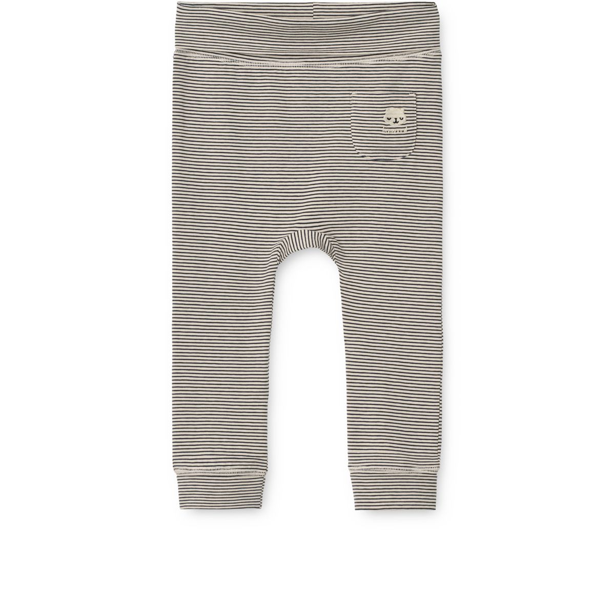 LIEWOOD SYON grow baby leggings - Y/D Sandy / Classic navy stripe - Leggings