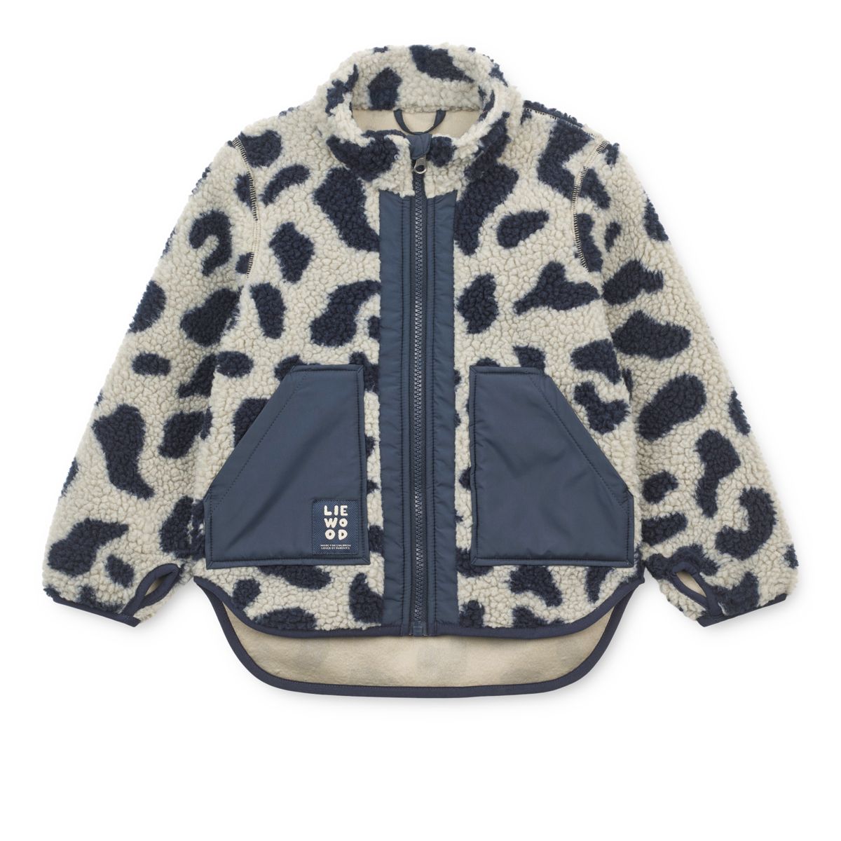 LIEWOOD NOAM Pile-jakke - Mega Leo mist / Classic Navy - Jakker