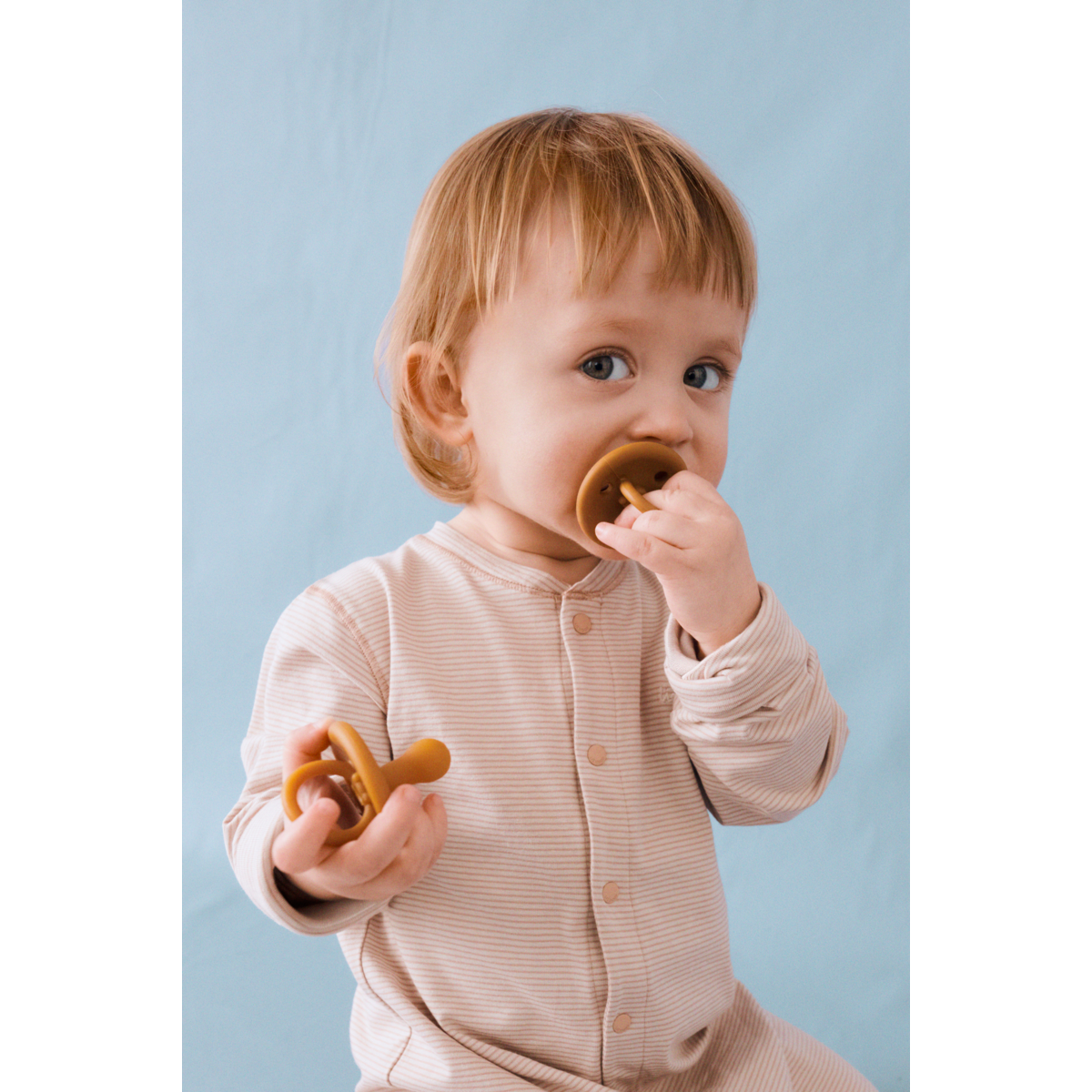 LIEWOOD BIRK grow stribet pyjamas heldragt - Y/D Sandy / Pale tuscany stripe - Pyjamas Jumpsuits