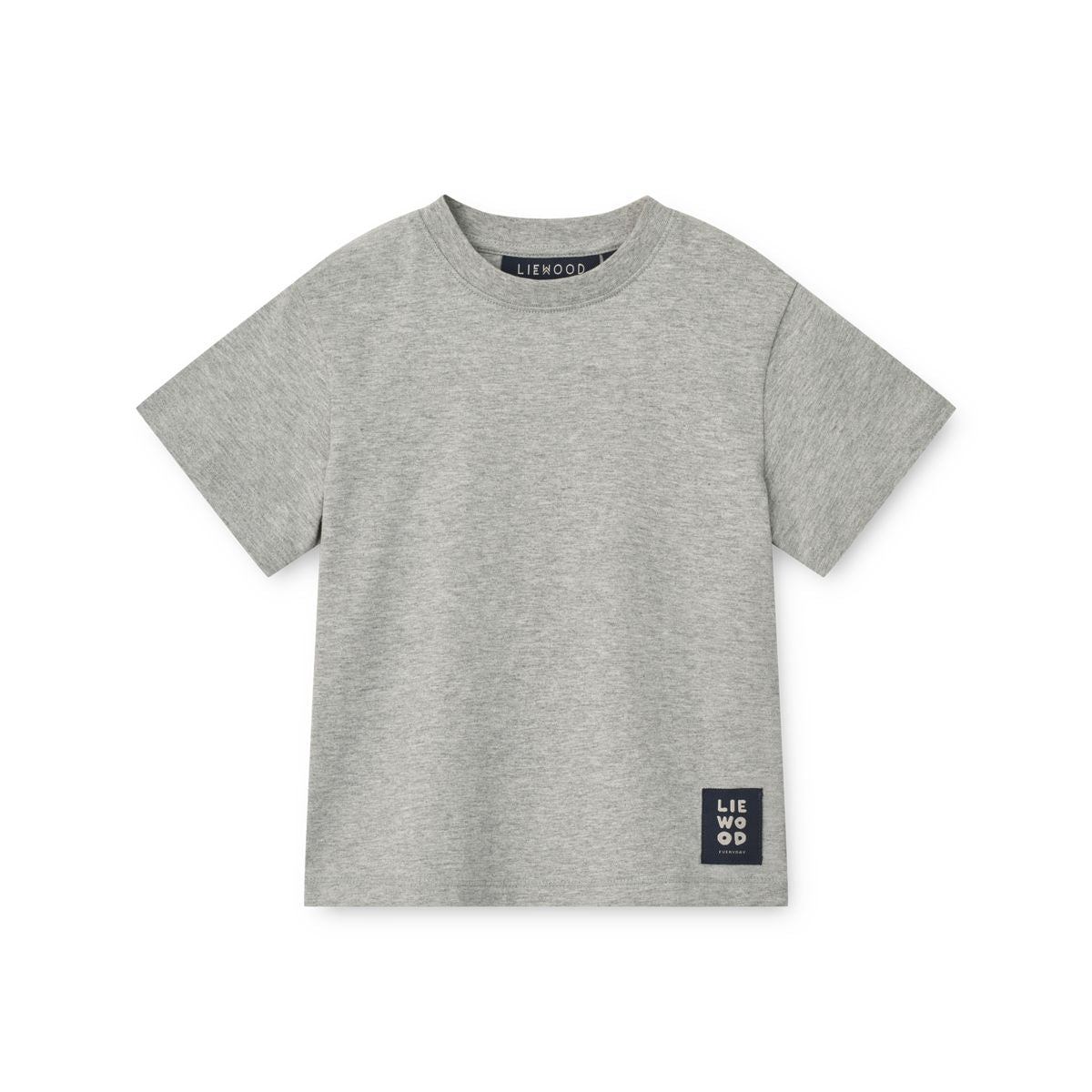 LIEWOOD FRANCIS kortærmet t-shirt - Grey melange - T-shirt
