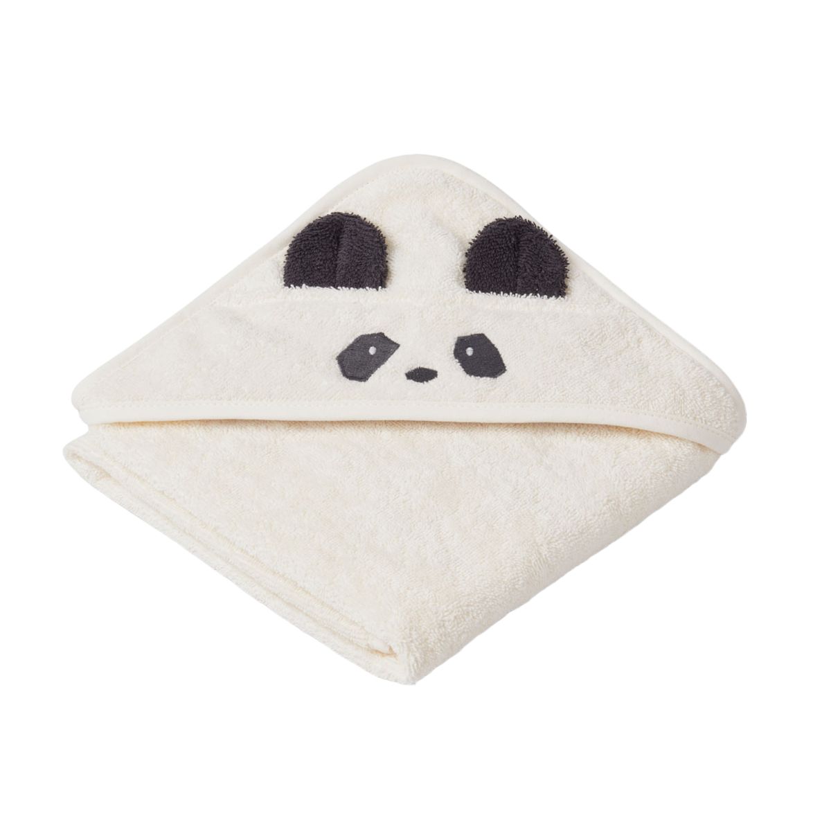 LIEWOOD Augusta juniorhåndklæde med hætte - Panda creme de la creme - Håndklæder / Vaskeklude