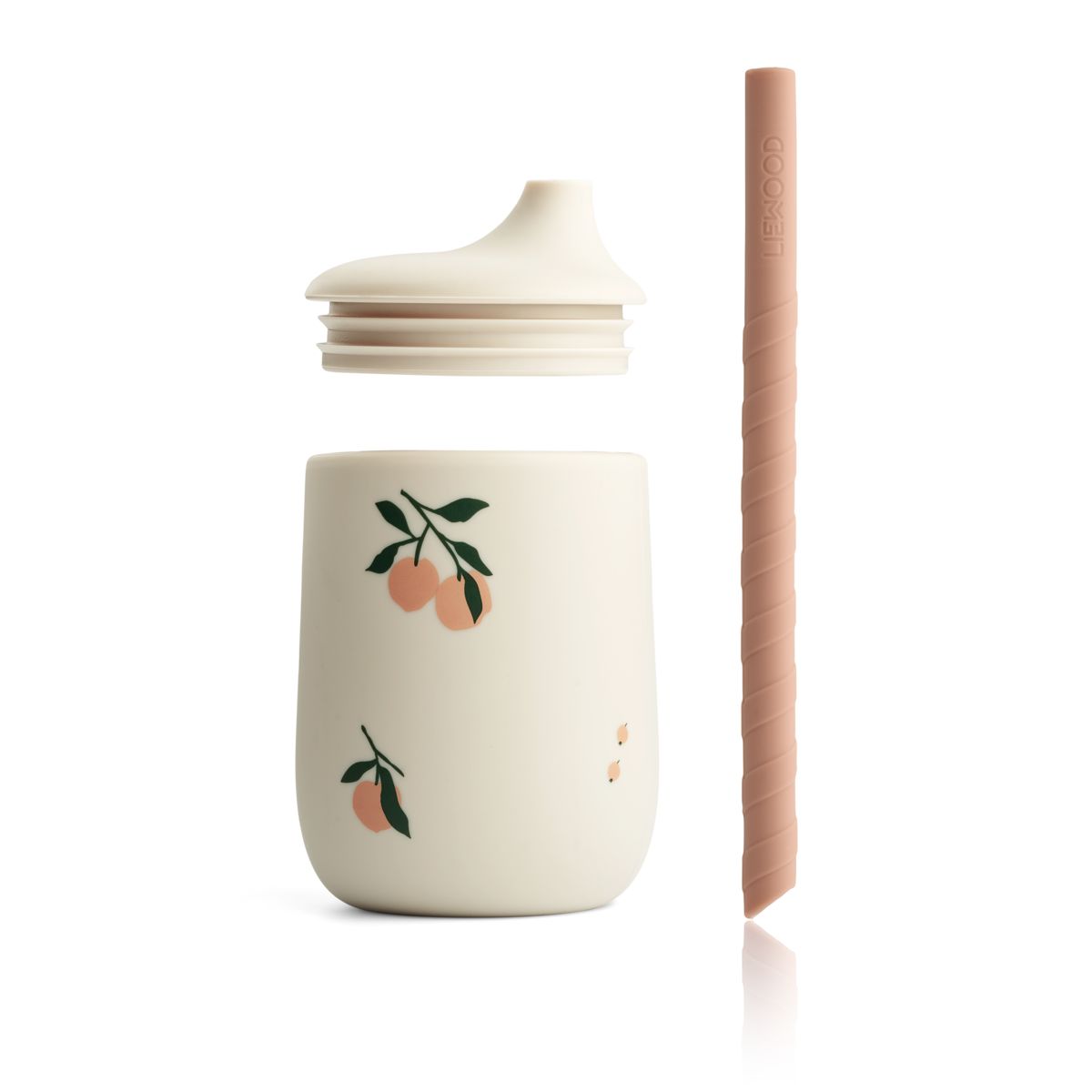 LIEWOOD Ellis Tudekop Med Print - Peach / Sea shell mix - Kop