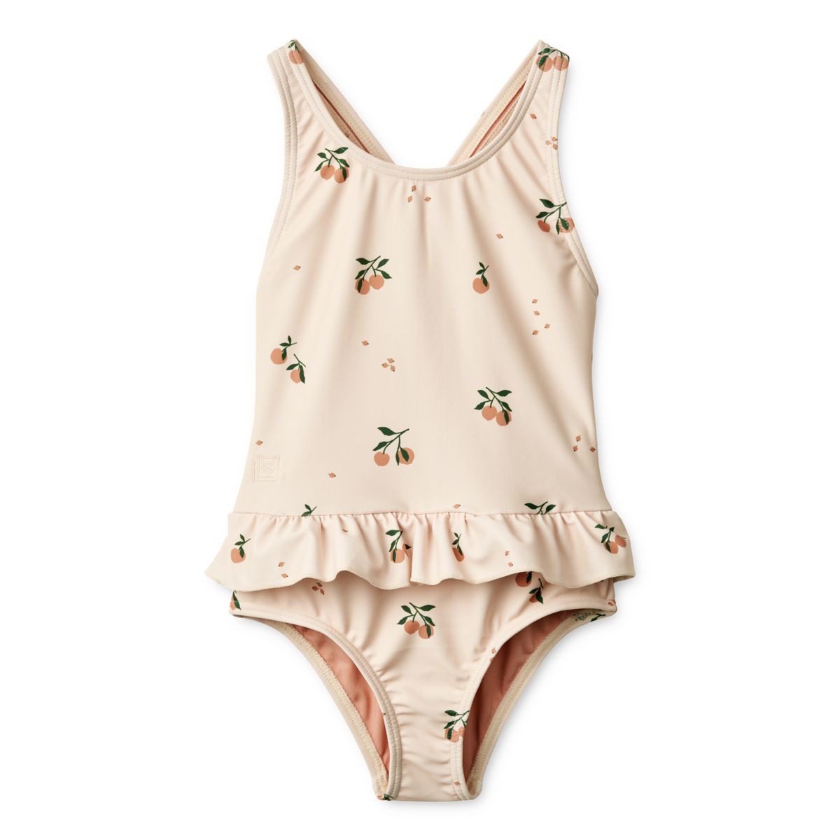 LIEWOOD Amara Mønstret Badedragt - Peach / Sea shell - Badedragt