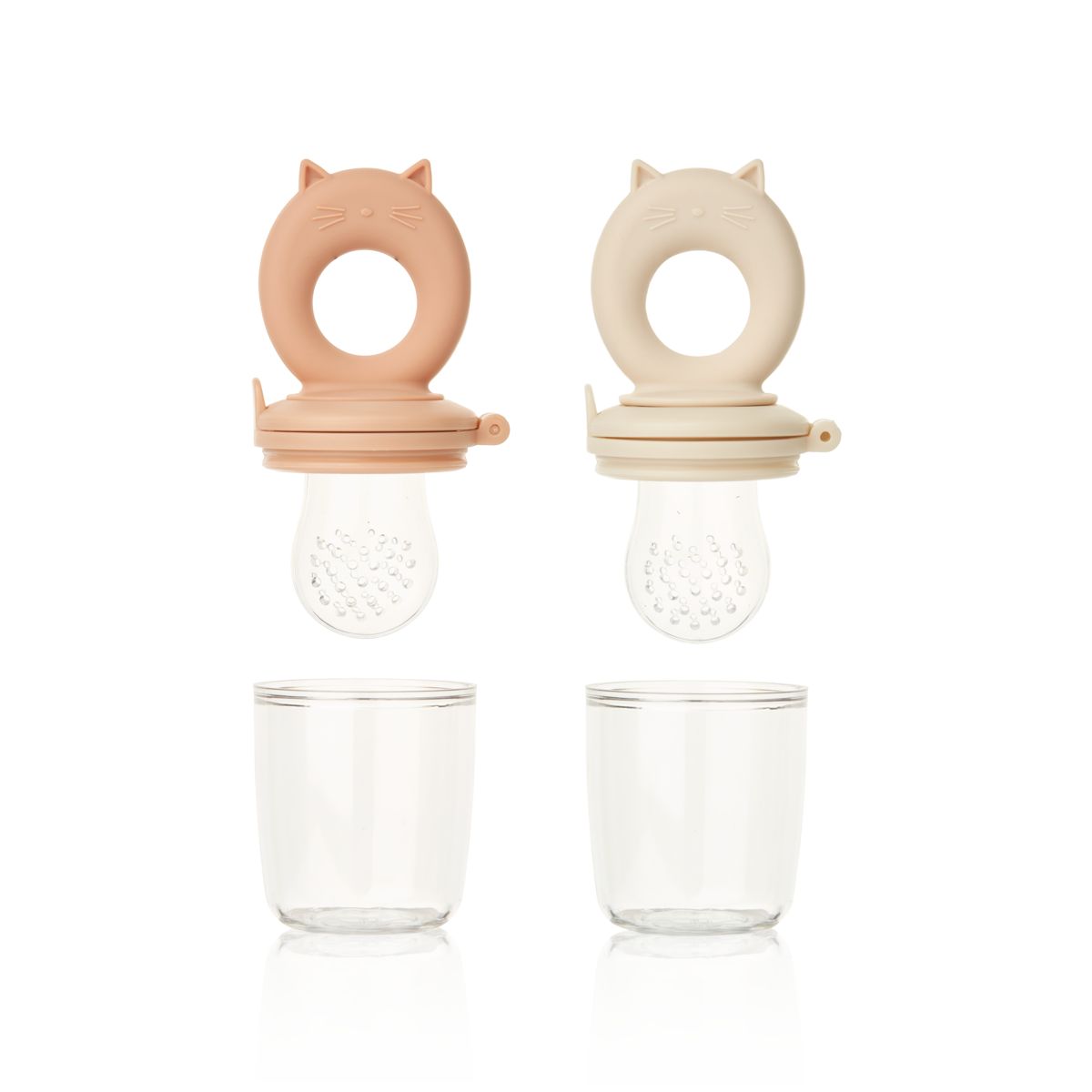 LIEWOOD Miranda madfeeder 2 stk - Tuscany rose / Apple blossom - Madsut