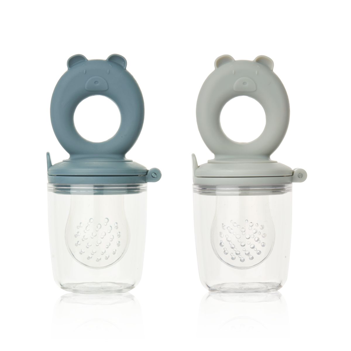 LIEWOOD Miranda madfeeder 2 stk - Whale blue / Dove blue - Madsut