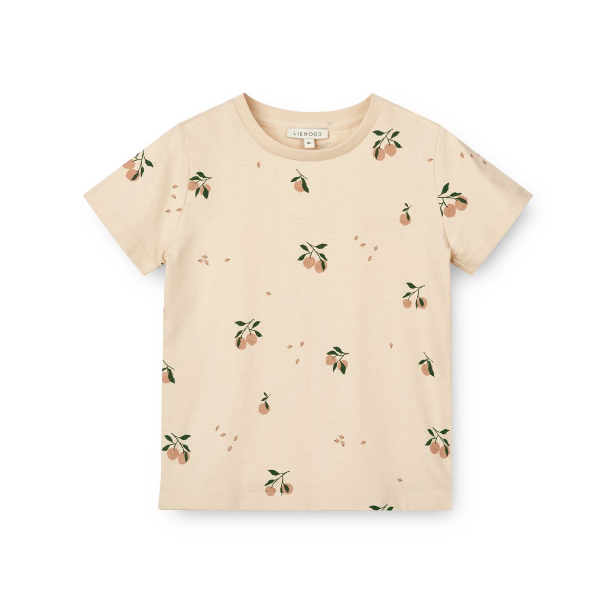 LIEWOOD APIA kortærmet t-shirt med print - Peach / Sea shell - T-shirt