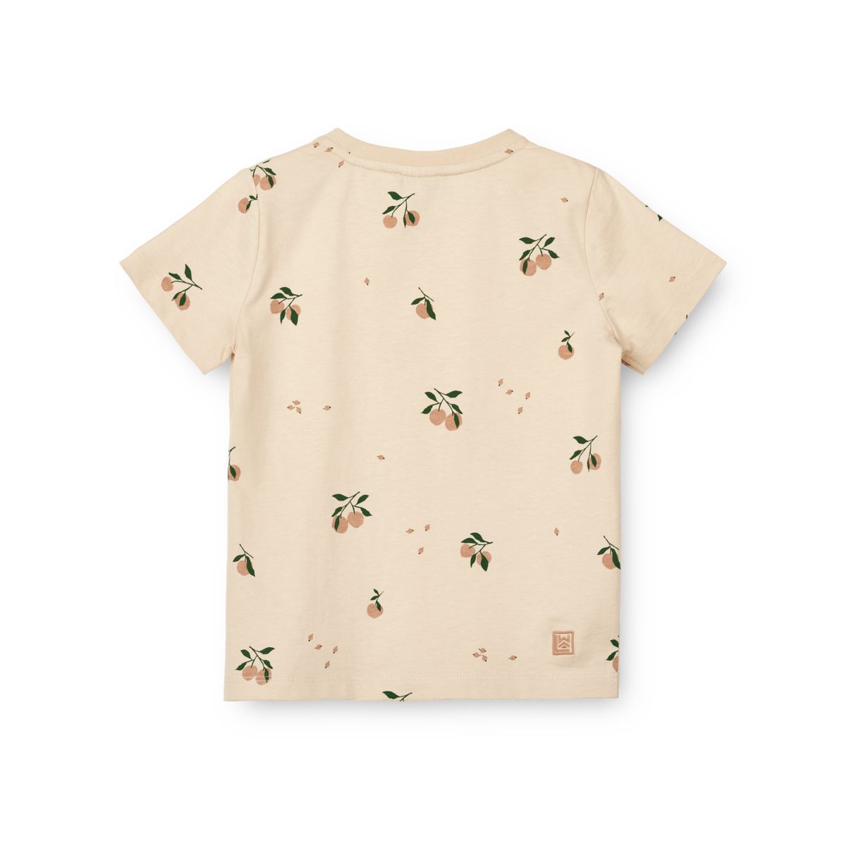 LIEWOOD APIA kortærmet t-shirt med print - Peach / Sea shell - T-shirt