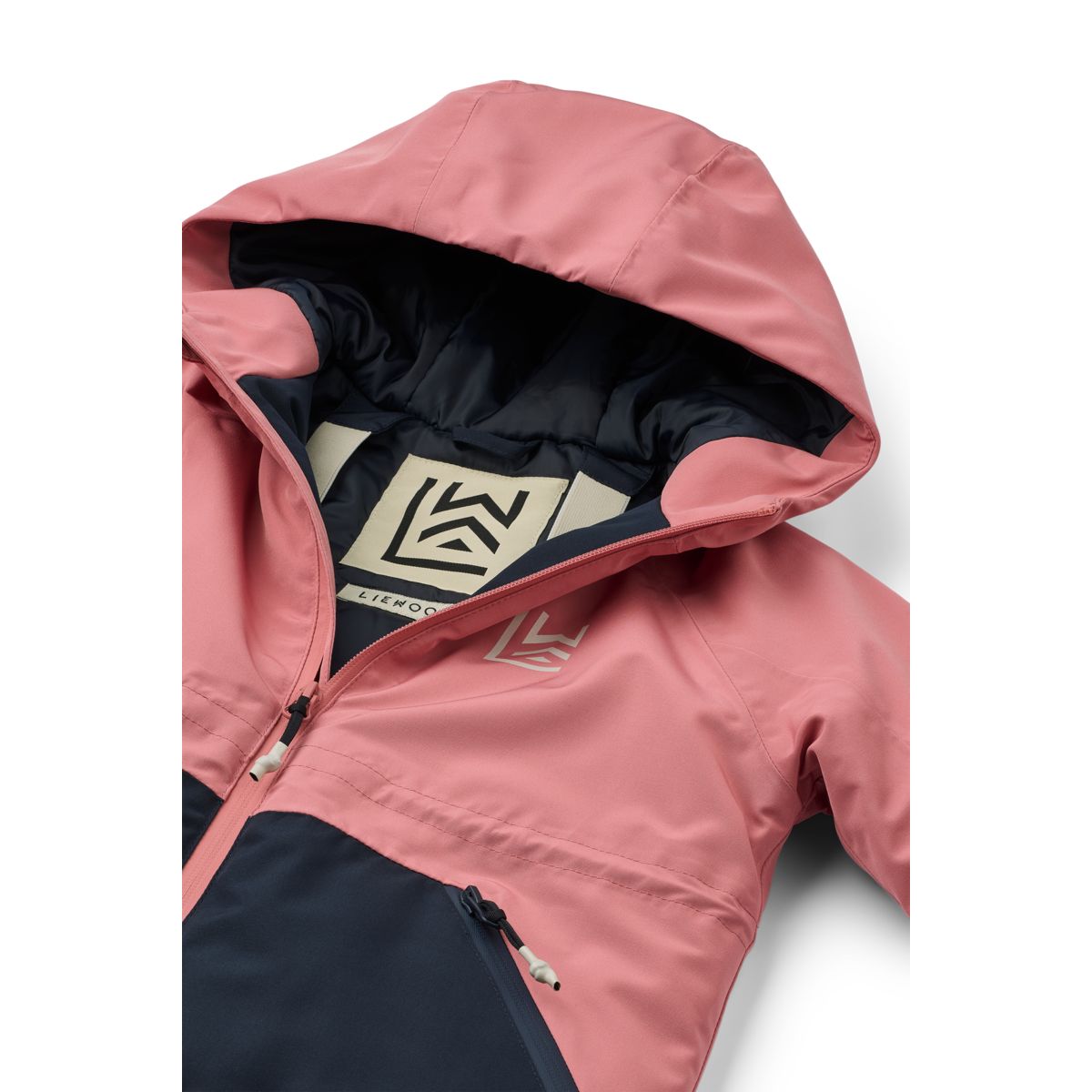 LIEWOOD KALLE Vinterjakke - Dusty rose / Classic navy - Jakker