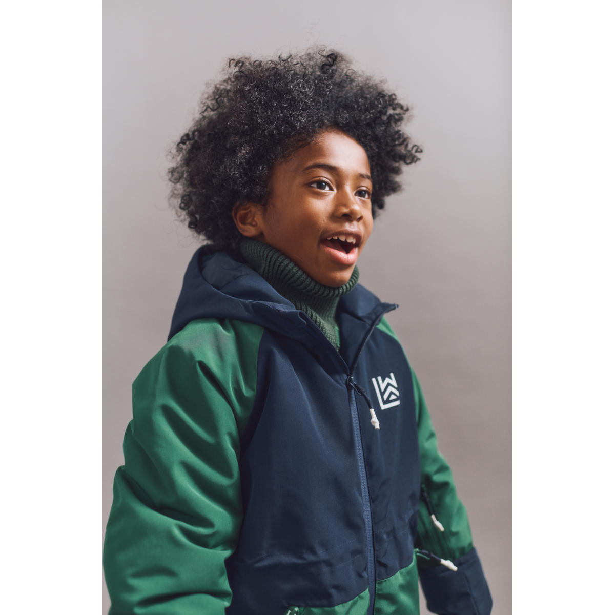 LIEWOOD KALLE Vinterjakke - Classic navy / Garden green - Jakker