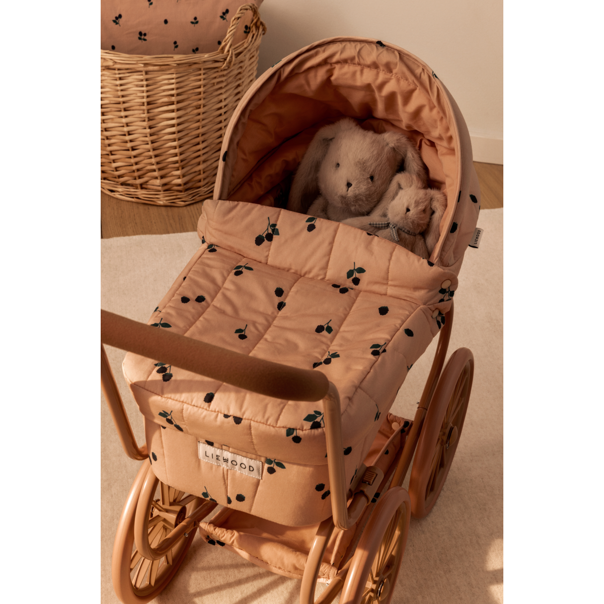 LIEWOOD BERTO & Baby Kaninbamse - Mist - Pile & Fleece