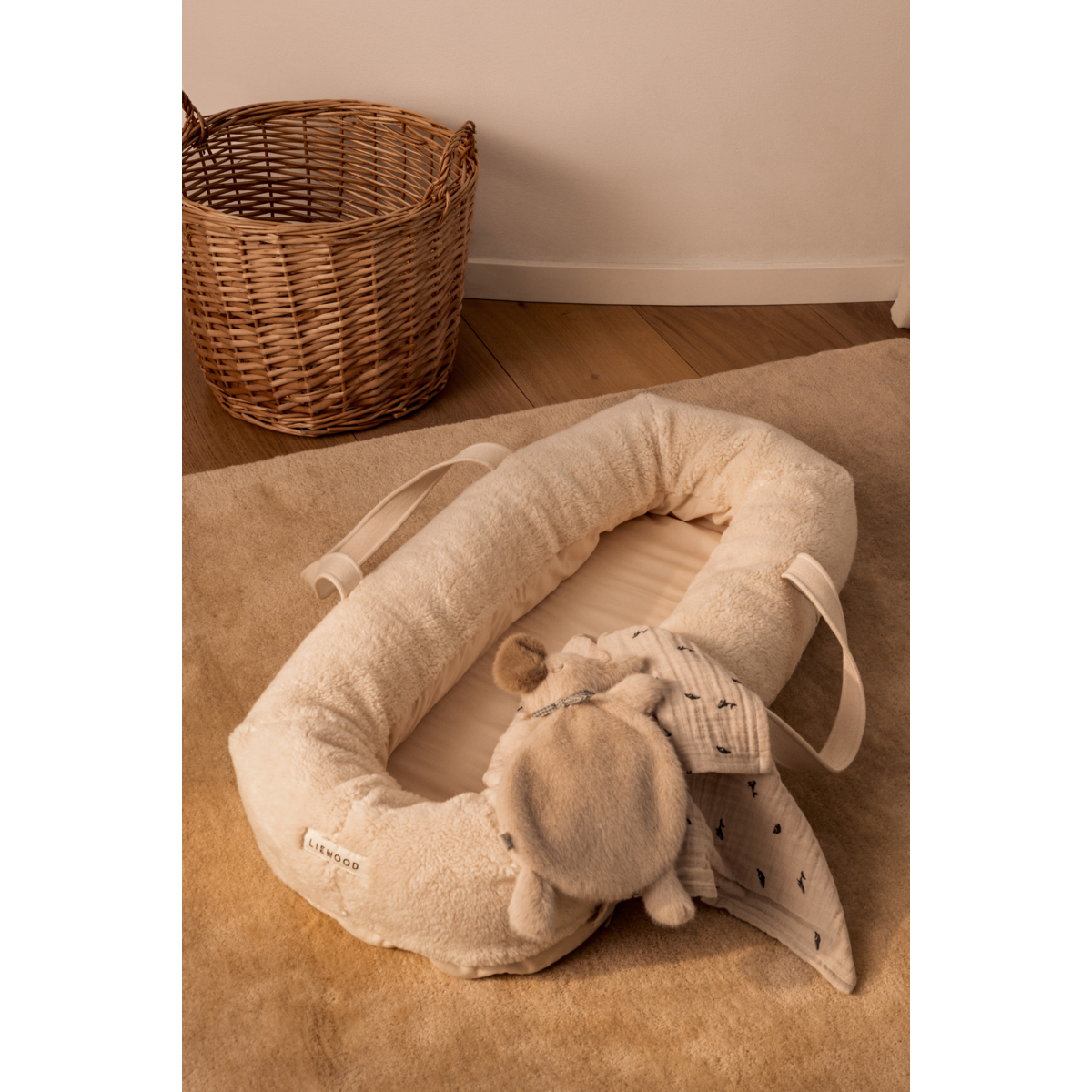LIEWOOD Lewis stofbleer 2 stk - Mini whale / Sandy - Stofbleer