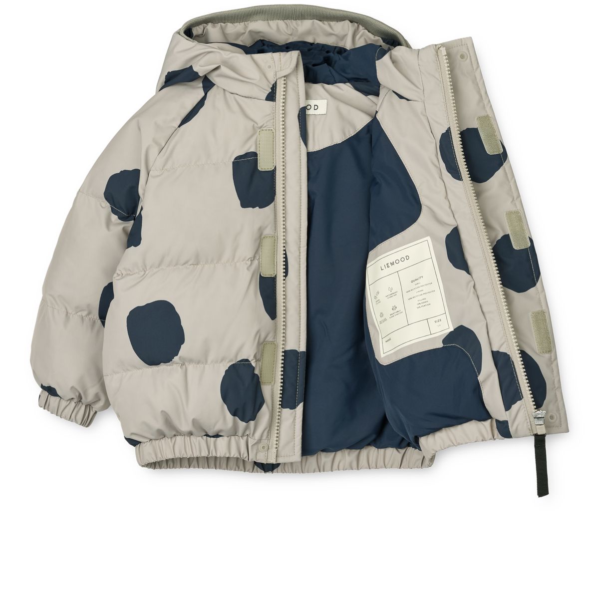 LIEWOOD ADELINA jakke med ører - Spot dots / Mist - Jakker