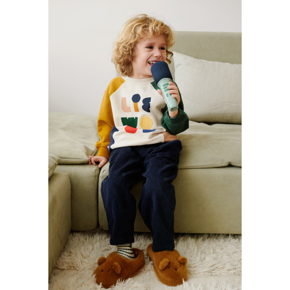 LIEWOOD AUDE Sweatshirt med print - Liewood characters / Golden caramel multi mix - Sweatshirts