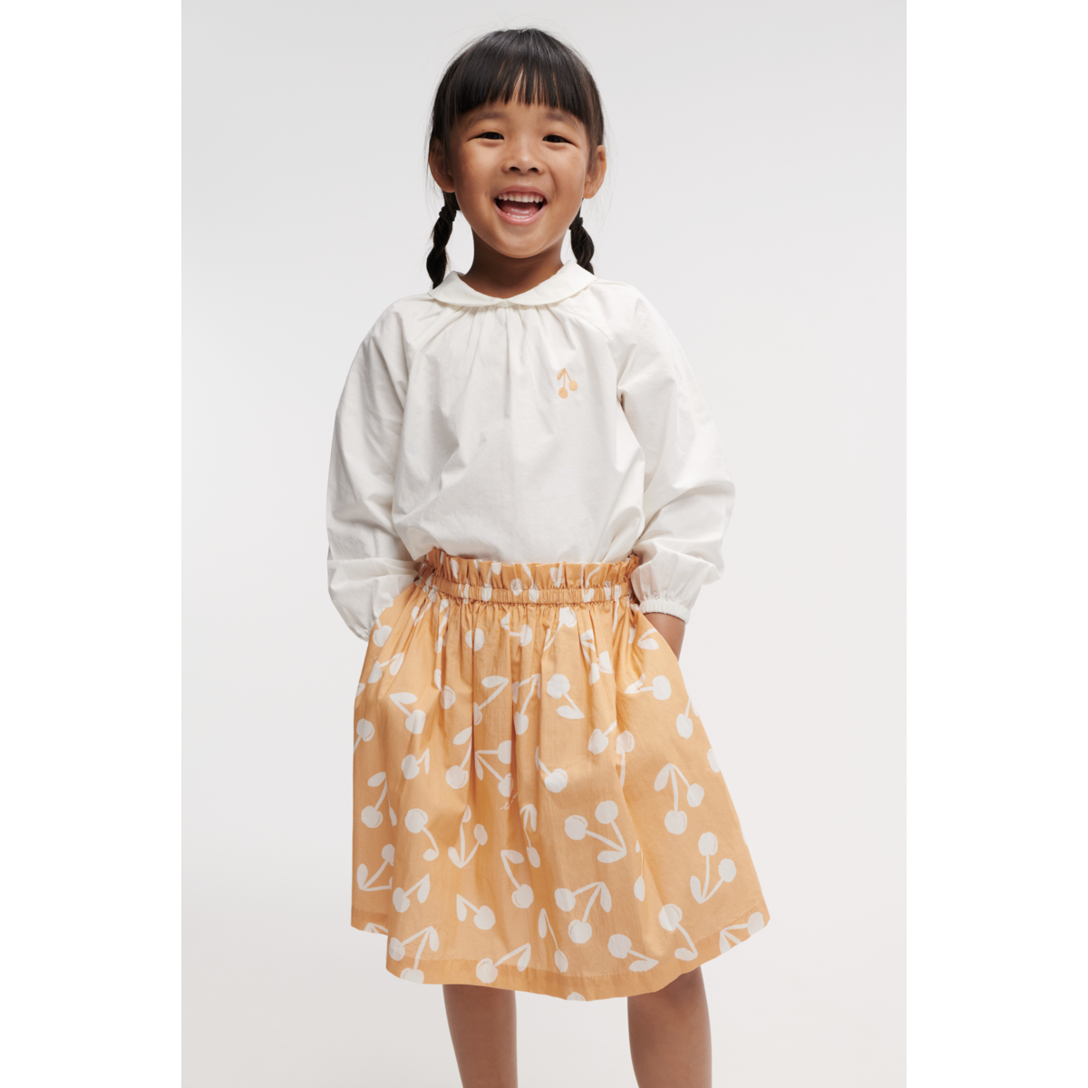LIEWOOD Gabriella Mønstret Nederdel - Cherry blossom / Light apricot - Nederdele
