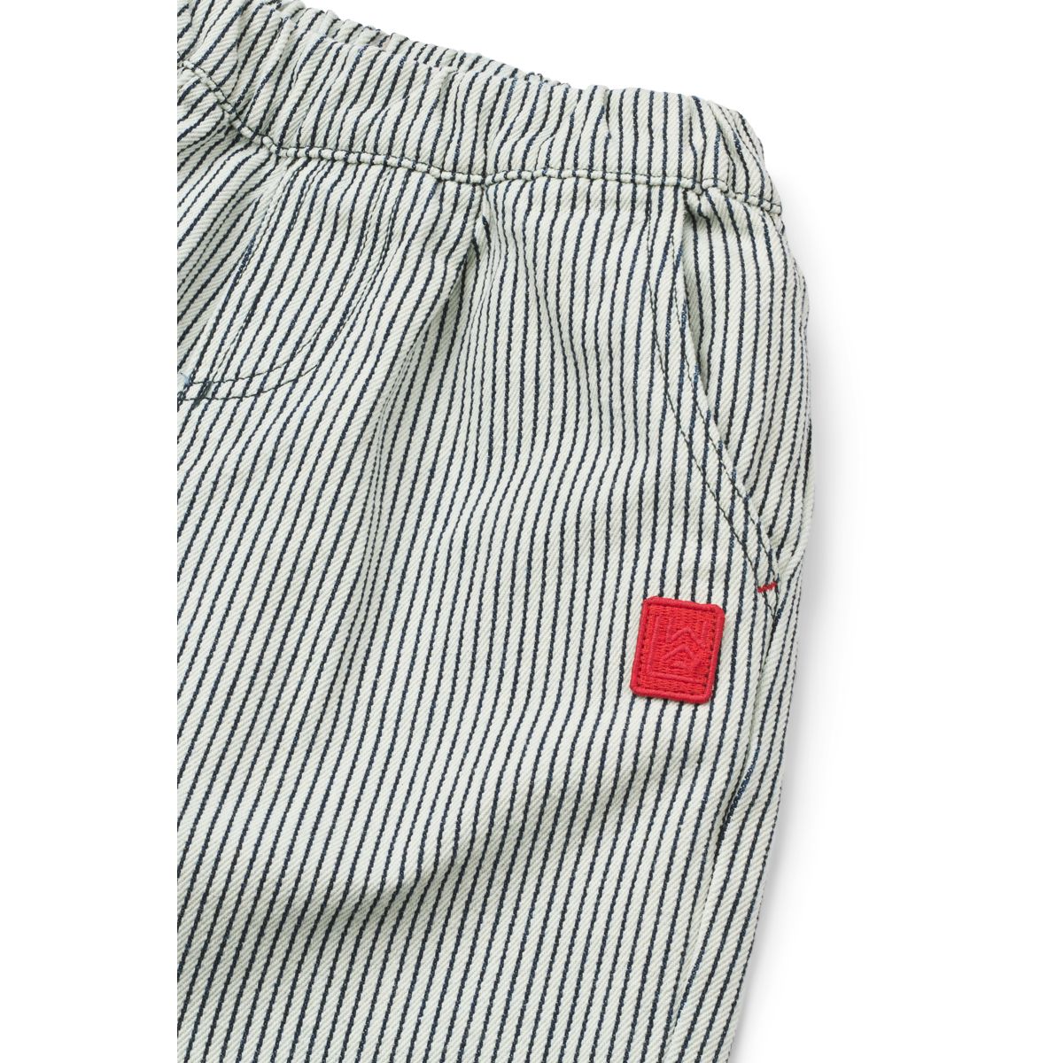 LIEWOOD BORRIS Stribede Denimbukser - Classic navy / Creme de la creme - Bukser