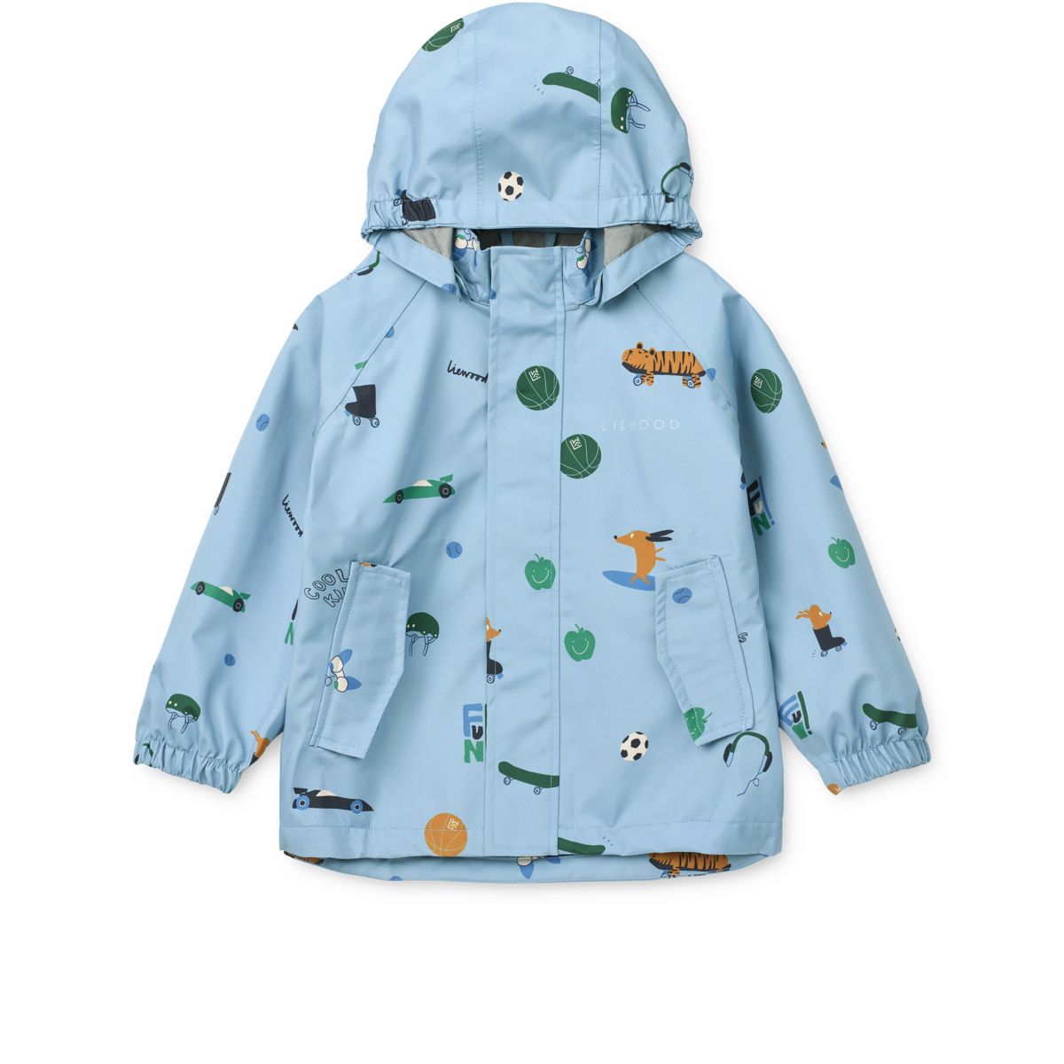 LIEWOOD Pedia Regntøjssæt - Fun / Beach blue - Sæt