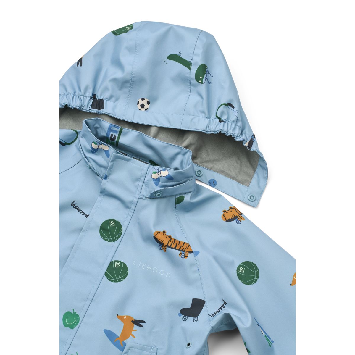 LIEWOOD Pedia Regntøjssæt - Fun / Beach blue - Sæt