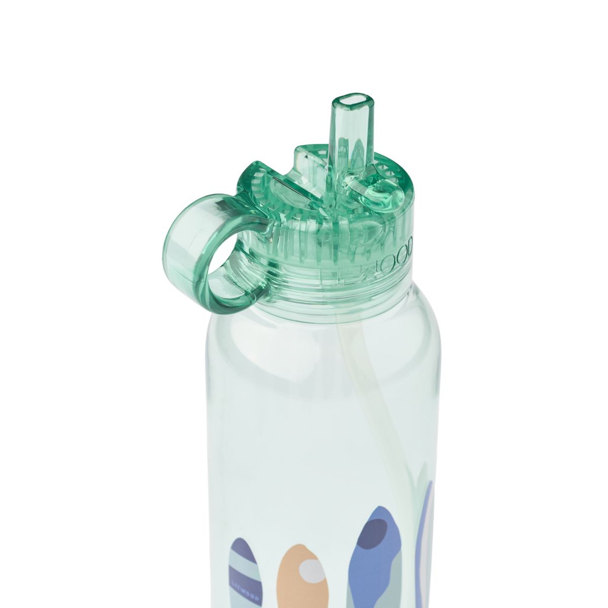 LIEWOOD YANG tritan vandflaske 500 ml - Boards / Light peppermint - Vandflaske