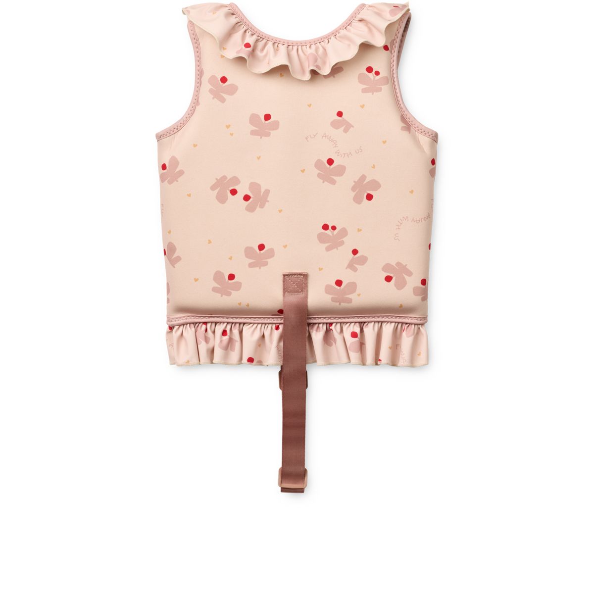 LIEWOOD Dove Badevest med flæser - Butterfly / Apple blossom - Svømmevest