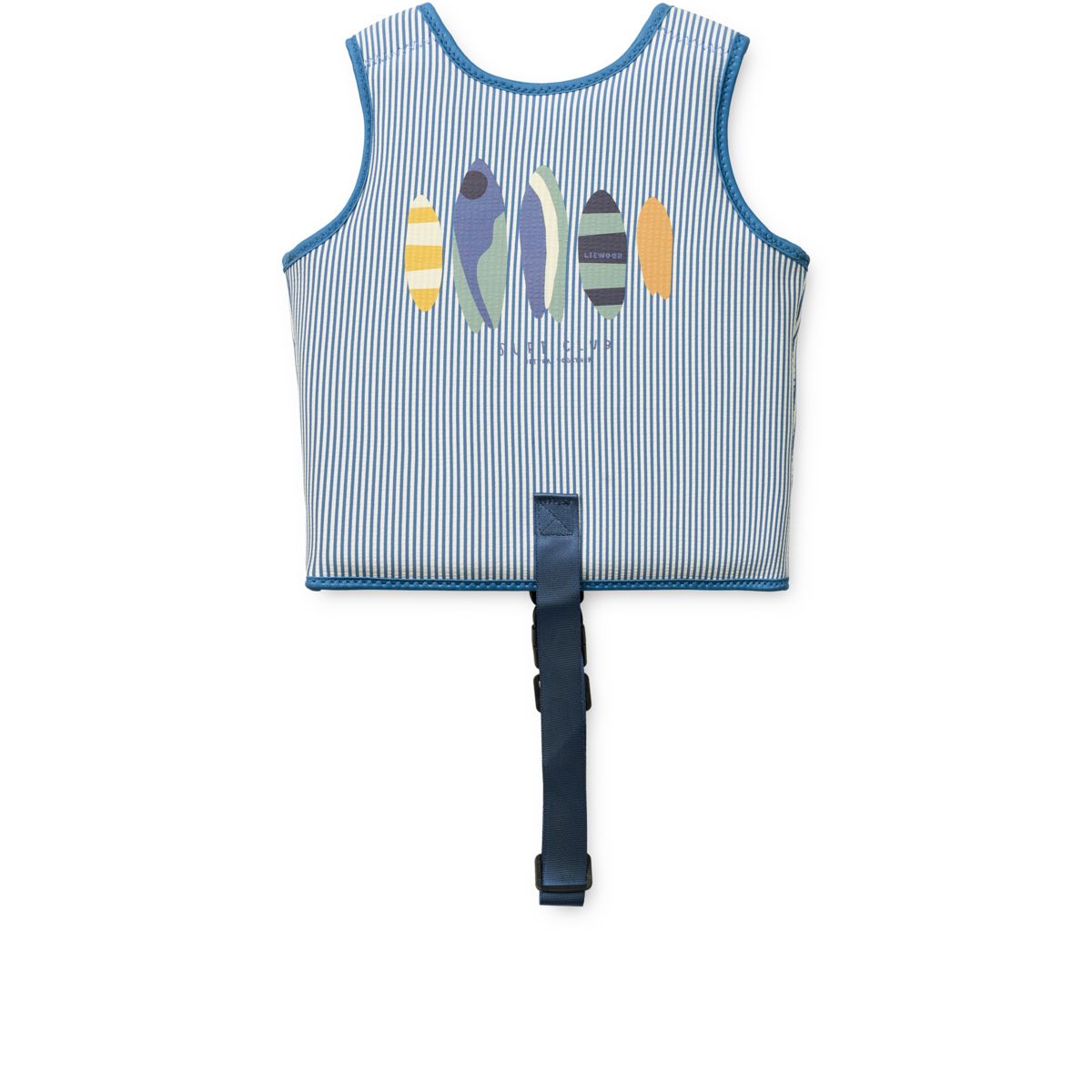 LIEWOOD DOVE Badevest i bæk-og-bølge - Y/D stripe Riverside / Creme de la creme - Svømmevest
