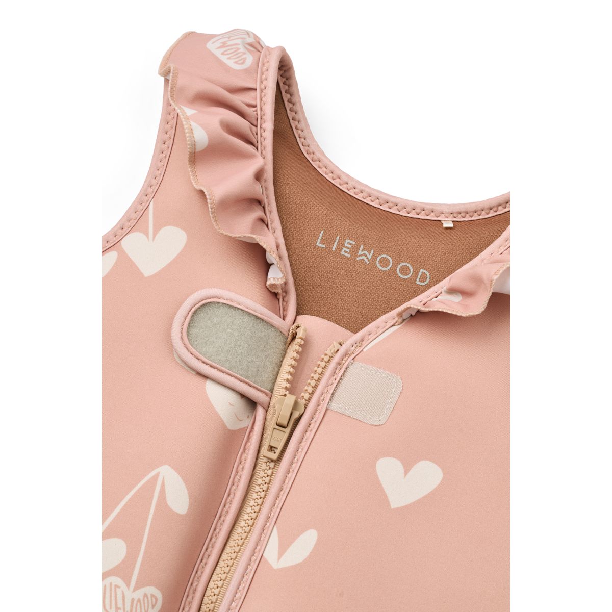LIEWOOD Dove Badevest med flæser - Sweethearts / Pale tuscany - Svømmevest