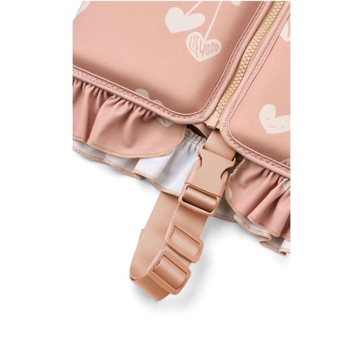 LIEWOOD Dove Badevest med flæser - Sweethearts / Pale tuscany - Svømmevest
