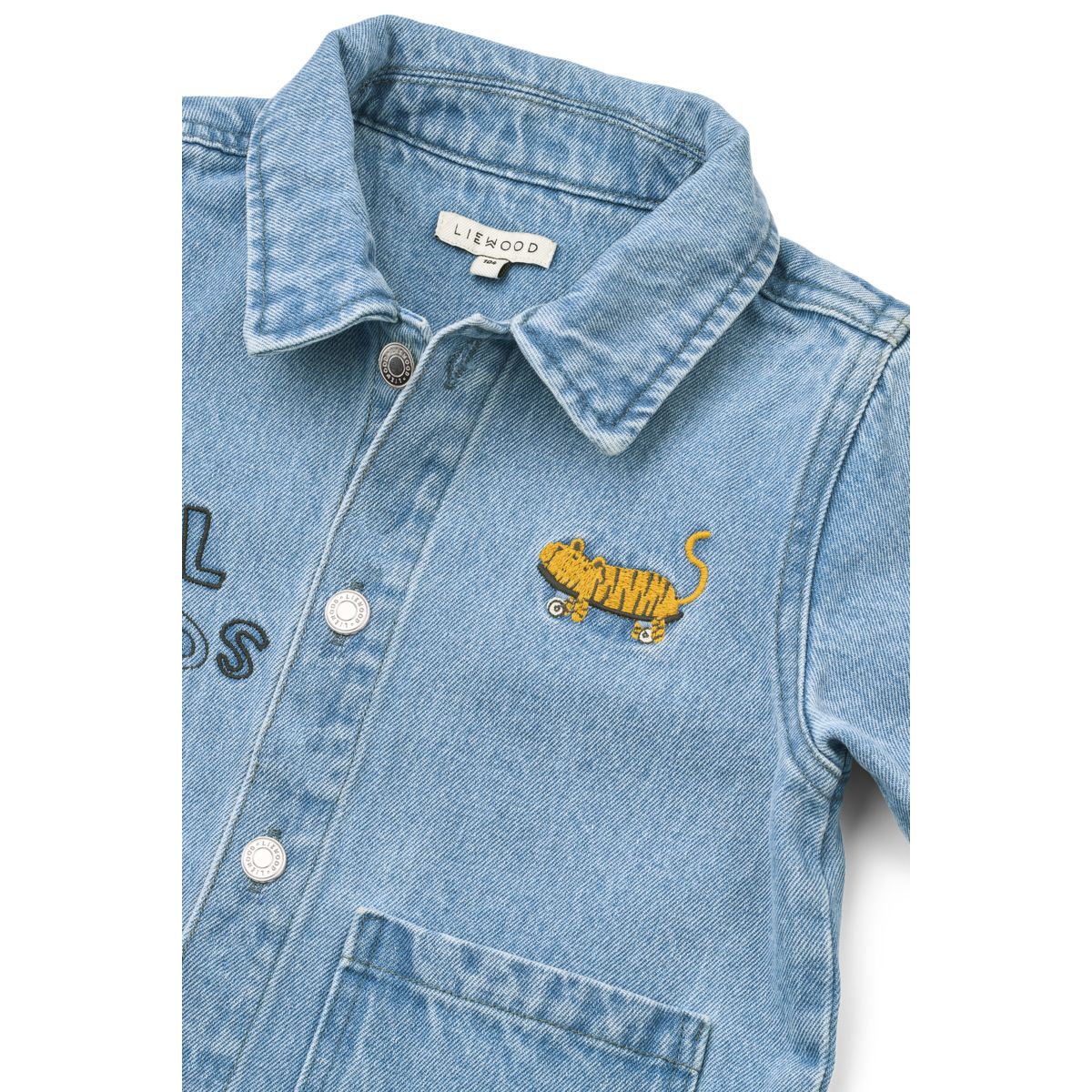 LIEWOOD KINSLEY Denimskjortejakke - Cool kids / Light blue denim - Jakke