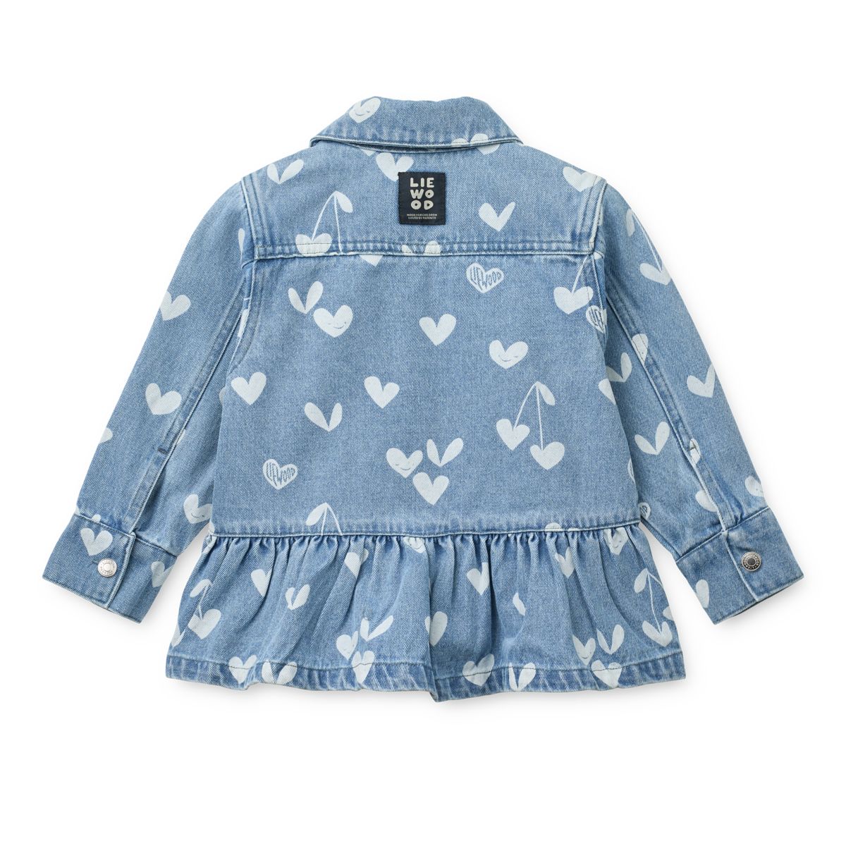 LIEWOOD KENZA Denimskjorte Med print - Sweethearts / light blue denim - Jakke