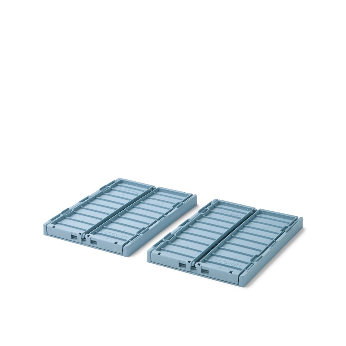 LIEWOOD Weston lille opbevaringskasse 2-pak - Beach blue - Opbevaringskasser