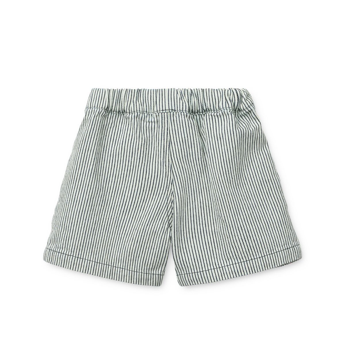 LIEWOOD BORRISA Stribede Denimshorts - Classic navy / Creme de la creme - Shorts