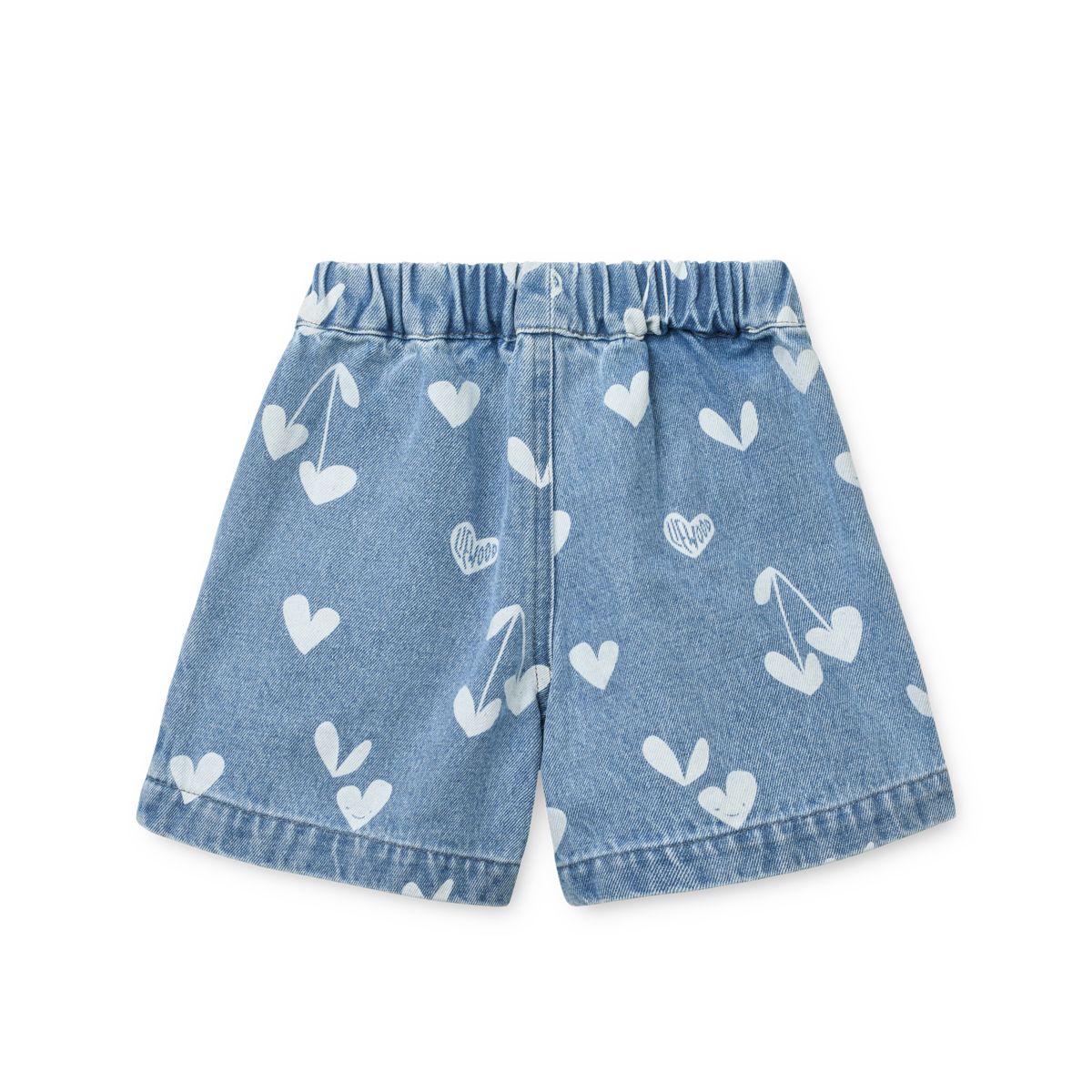 LIEWOOD BORRISA denimshorts med print - Sweethearts / light blue denim - Shorts