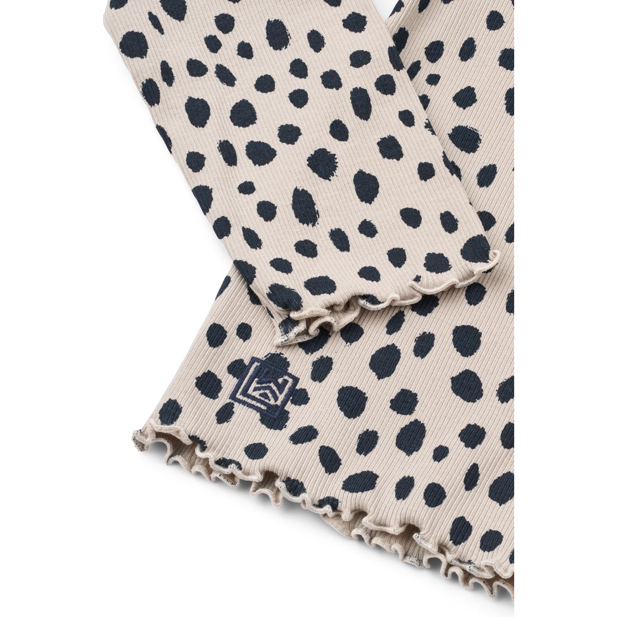 LIEWOOD NIEVE Langærmet Rib T-shirt Med Print - Leo spots / Mist - T-shirt