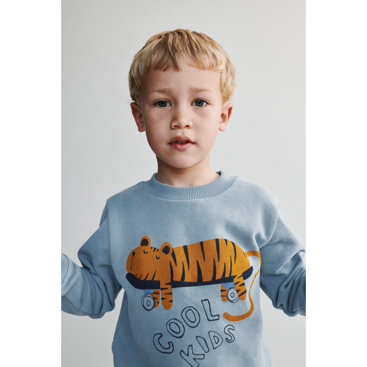 LIEWOOD THORA Sweatshirt - Tiger / Beach blue - Sweatshirts