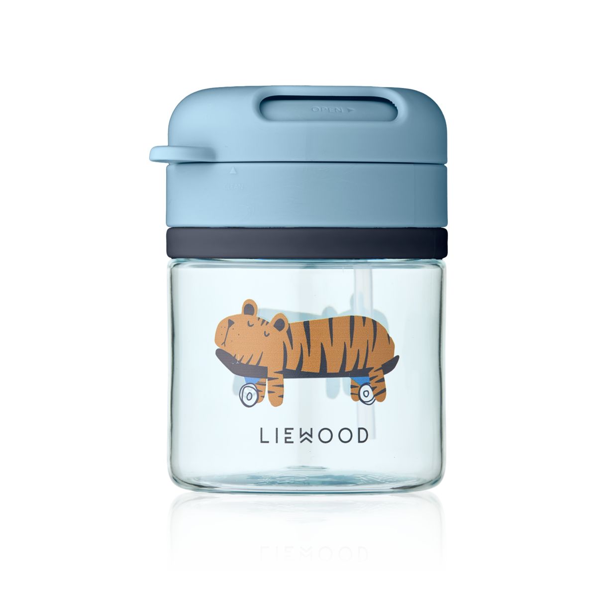 LIEWOOD PAVIA Sugerørskop i Tritan - Fun / Beach blue - Kop