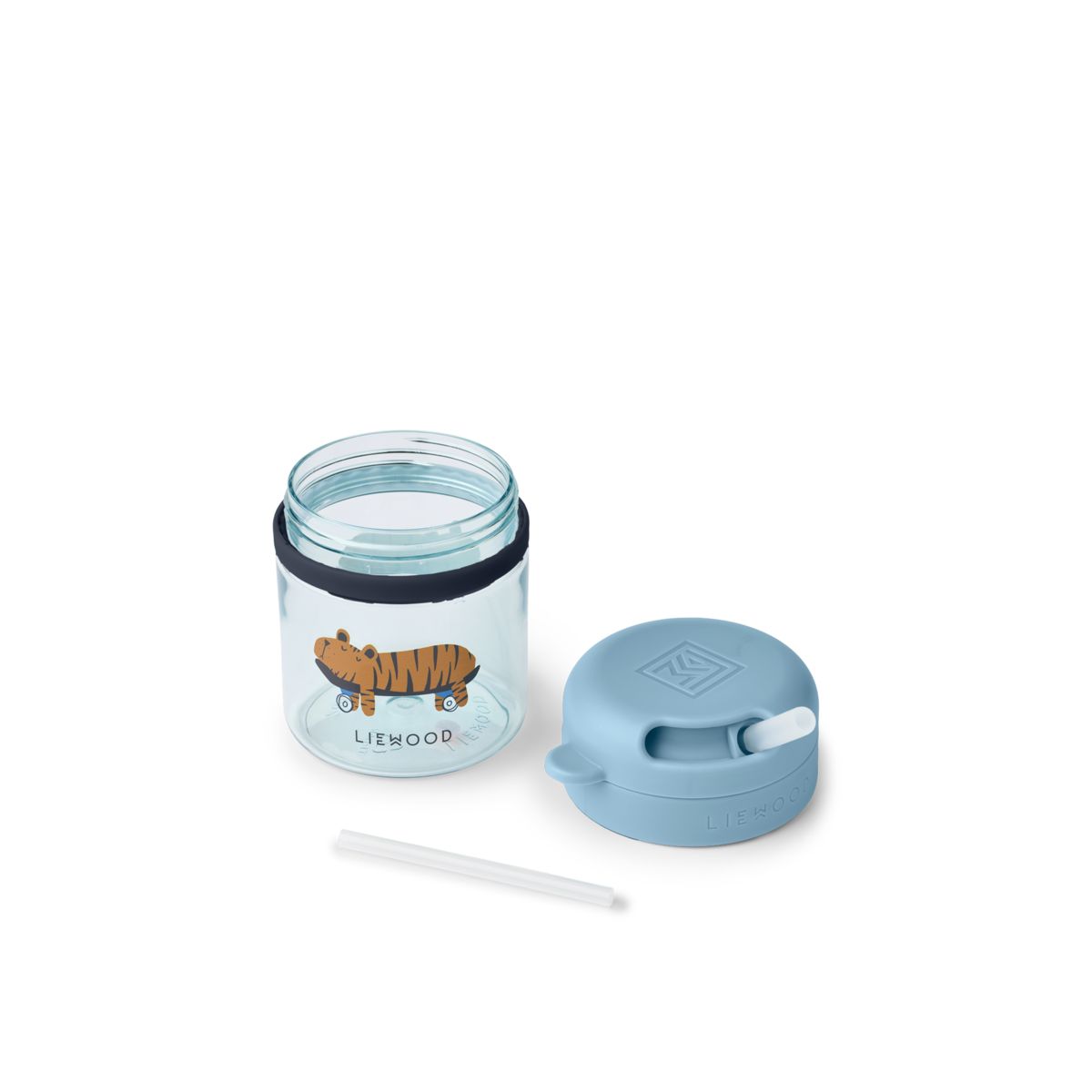 LIEWOOD PAVIA Sugerørskop i Tritan - Fun / Beach blue - Kop