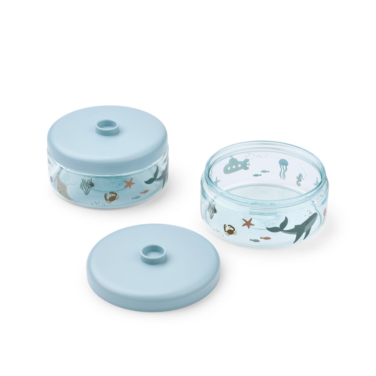 LIEWOOD DOMINIQUE boks til babymad 500 ml - Sea creature / Sandy - Snackboks