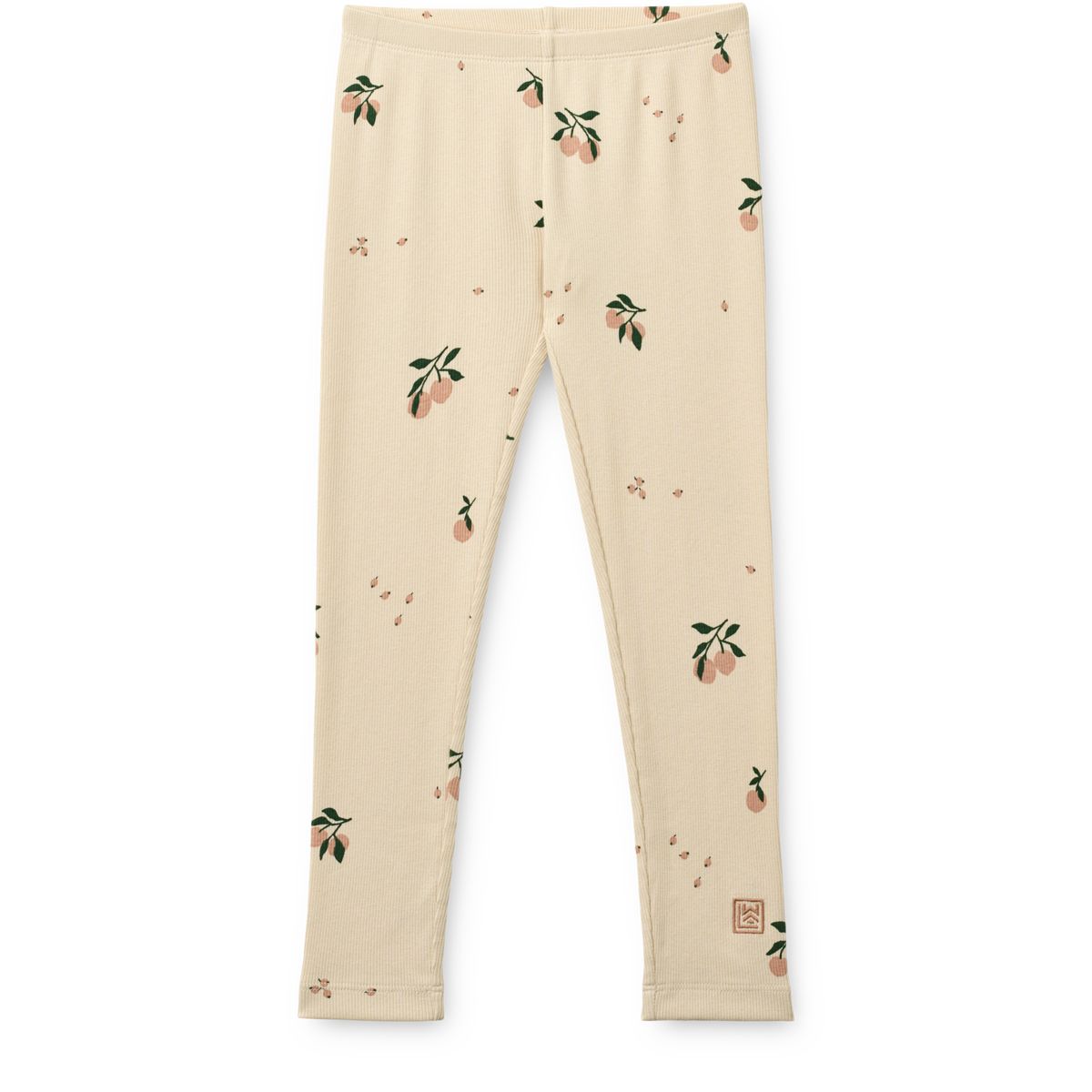 LIEWOOD MARIEN ribleggings med print - Peach / Sea shell - Leggings