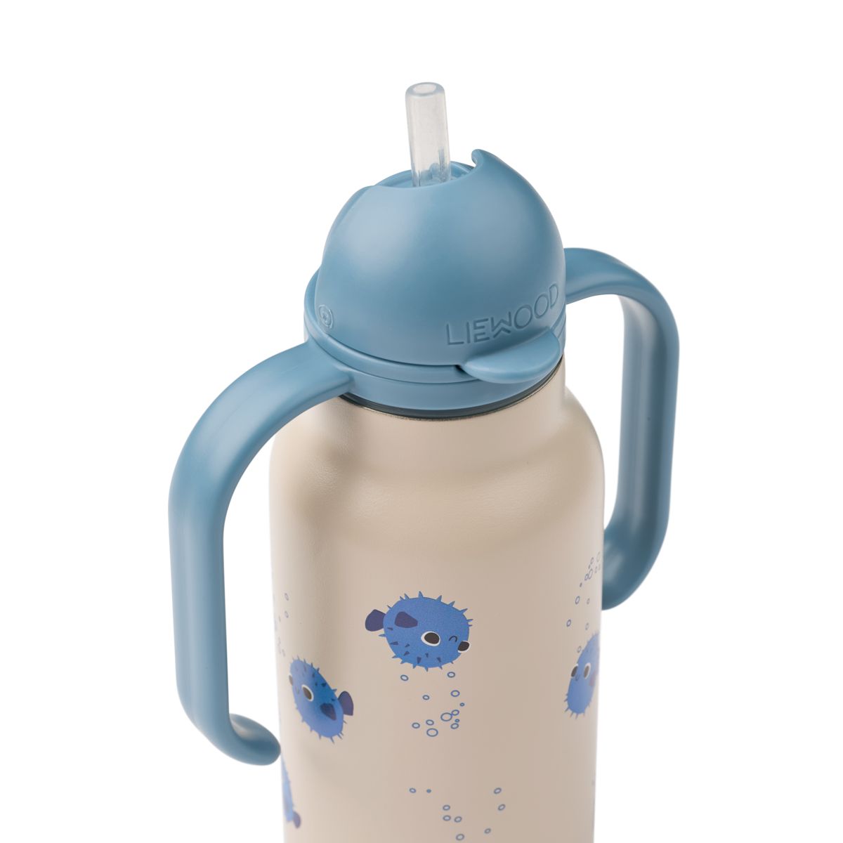 LIEWOOD KIMMIE vandflaske i stål 250 ml - Pufferfish / Sandy - Vandflaske