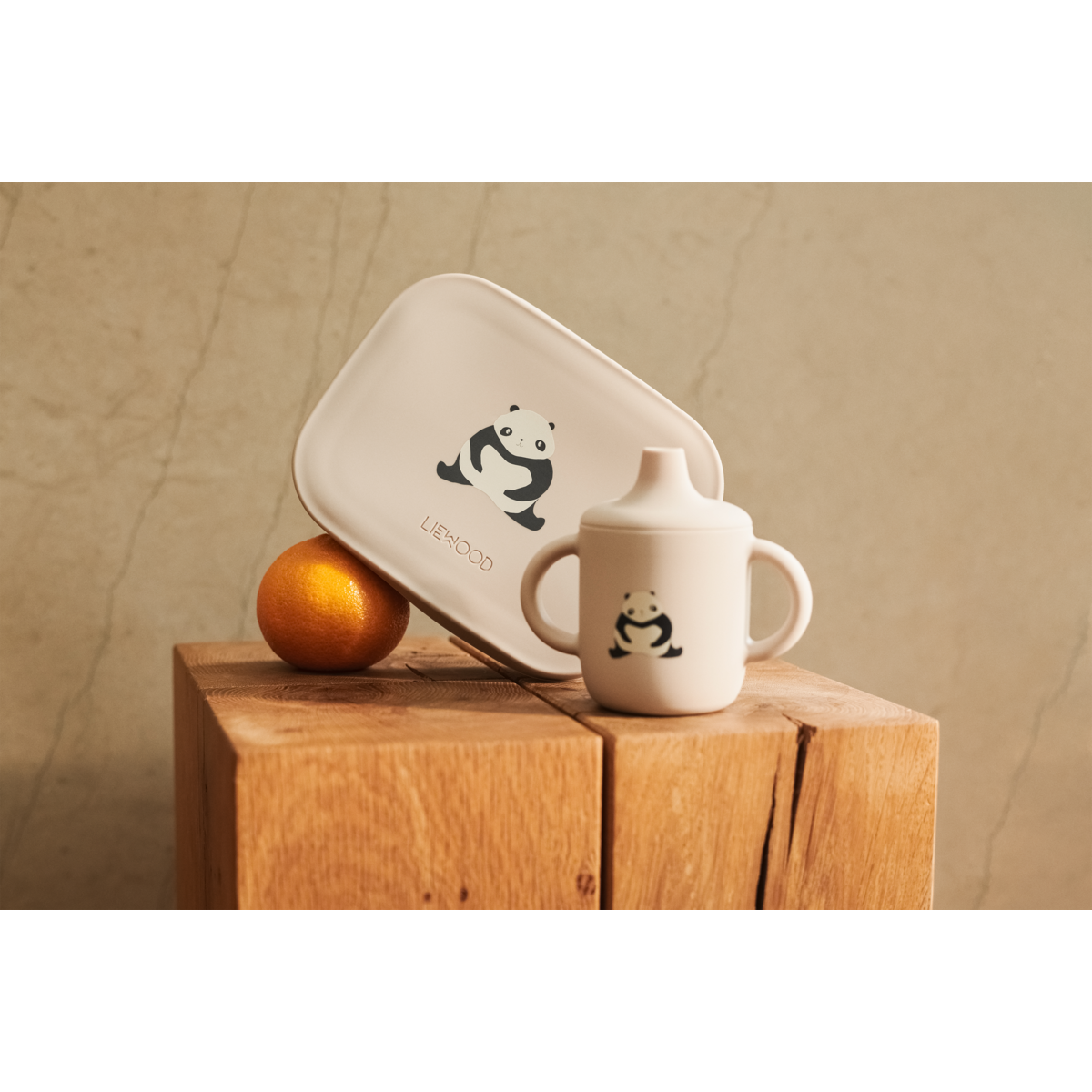 LIEWOOD ARTHUR madkasse - Panda / Sandy / dark grey - Madkasse
