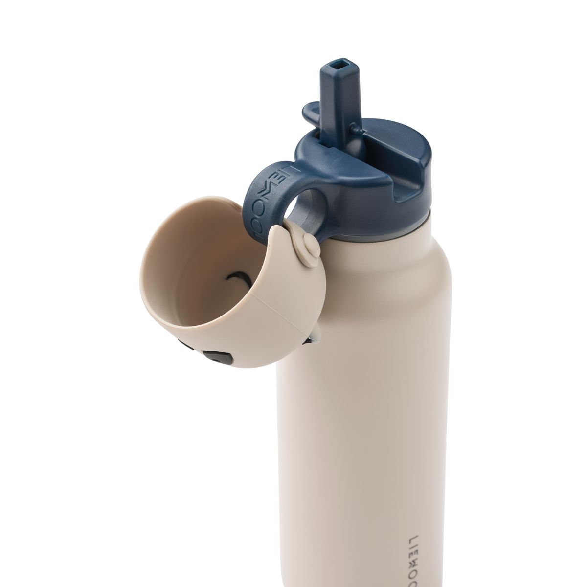 LIEWOOD FALK vandflaske med pandalåg 350 ml - Sandy - Vandflaske