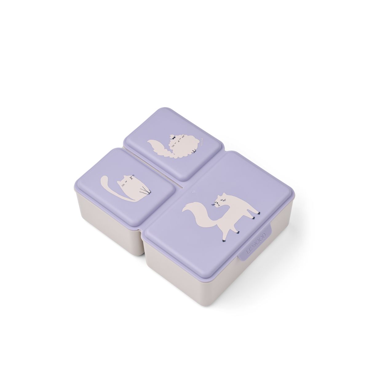 LIEWOOD Driss Madkasse - Cat / Warm lilac - Madkasse