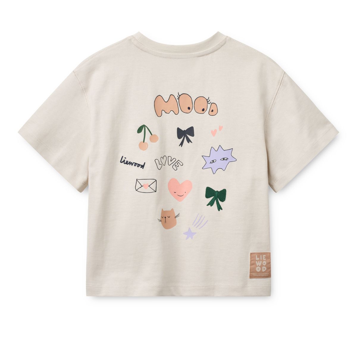 LIEWOOD TYLER Kortærmet T-shirt - Mood / Sandy - T-shirt